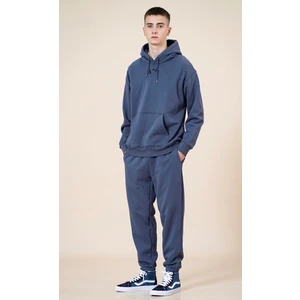 Amor Man Büyük Beden Kapüşonlu %100 Pamuk 3iplik Oversize Tam Kışlık Erkek Eşofman Takımı