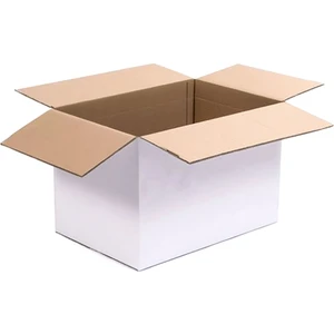 BY Ambalaj 50X40X40 10 Adet Taşınma Kolisi Çeyiz Kolisi Taşıma Paketleme Kolisi Çift Oluklu Karton Koli Beyaz
