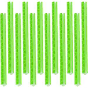 12PCS Bisiklet Bisiklete Binme Konuşma Reflektör Klipsi Tekerlek Yansıtıcı Tüp Yeşil (Yurt Dışından)