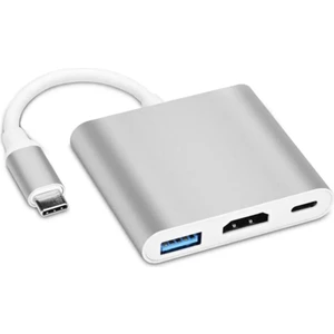  Anunnaki 4K Type-C Hdmı Görüntü Aktarım Kablosu Şarj Girişli USB Hub 3.0