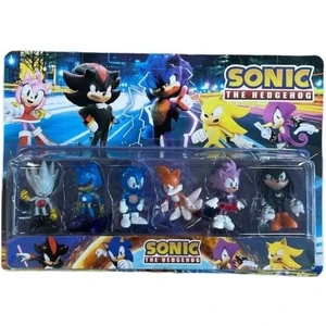Oyuncak Süper Sonic Figür ve Arkadaşları 6lı Supersonic Metalsonic Figürleri