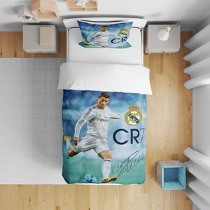 Erays Home Erayshome Ronaldo 3D Tek Kişilik Nevresim Takımı
