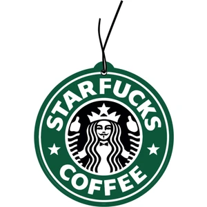 Starfucks Tasarımlı Dekoratif Oto Araç Kokusu