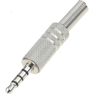 BK Teknoloji 3.5mm 4 Kutuplu Stereo Jak Fişi Ses Kulaklık Için Lehim Konektörü