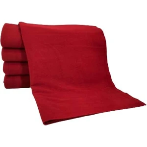 Kırmızı Polar Şal 70 cm X180 cm 1 Adet