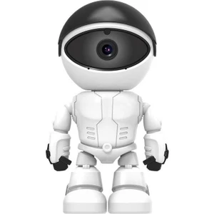 Lisa Butik 1080P Robot Görünümlü Wifi Ip Bebek Bakıcı Güvenlik Kamerası Kablosuz Gece Görüşlü