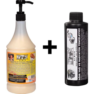 Dtx Kimya Kumlu El Temizleme Kremi ( Sabunu) 1 kg & Alkollü Intercooler Temizleme Sıvısı 250 ml