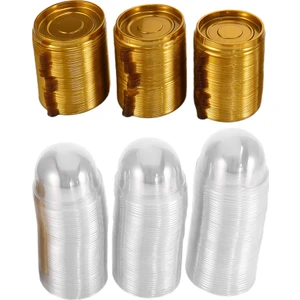 150 Adet Şeffaf Plastik Mini Cupcake Kutuları Muffin Pod Dome Muffin Kek Konteyner Kutusu Bireysel Cupcake Tatlı Konteyner (Yurt Dışından)