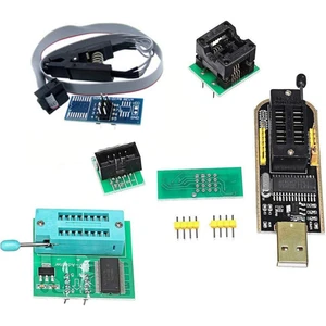 Takım CH341A 24 25 Serisi Eeprom Flaş Bıos USB Programlayıcı + Soıc8 Sop8 Test Klipsi + Spı Flaş 1.8 V Adaptör + Sop8 Soıc8 To Dıp8 (Yurt Dışından)