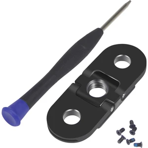 Metal Parmak Tripod Montaj Adaptörü Çift Bağlantı Noktalı 1/4 Iplik Deliği Katlanır Taban Gopro 10/9/8/max Spor Kameralar Aksesuarları (Yurt Dışından)