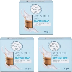 Bee Beauty Keçi Sütlü Katı Sabun 125 gr X3