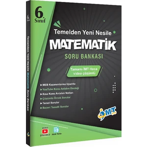 Tonguç Akademi 6. Sınıf İMT Matematik Yeni Nesil Soru Bankası