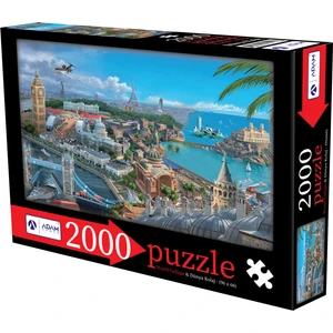 Adam Games Dünya Kolaj 2000 Parça Puzzle Yapboz
