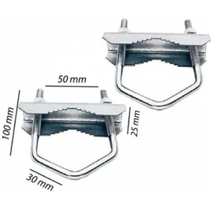 Anten Kelepçesi 2'li Poşet Uzun 14 cm 180016