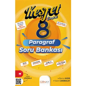Günay Yayınları 8. Sınıf Keşfet Paragraf Soru Bankası