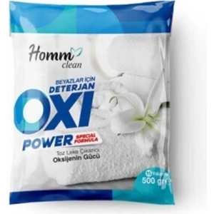 Homm Clean Oxi Power 500 gr Leke Çıkarıcı Özel Formül ile Beyazlarınızı Canlandırın