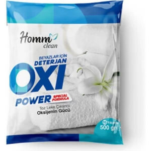 Homm Clean Oxi Toz Leke Çıkartıcı Power Beyazlar Için 500 gr