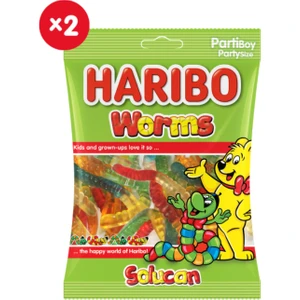 Haribo Worms 160 gr 2'li Paket