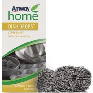 Dish Drops Scrub Buds Bulaşık Teli (4 Lü Paket)