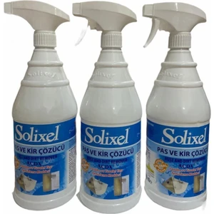 Kaysan Kimya Solixel Pas ve Kir Çözücü Sprey 1000 ml x 3 Adet Pas ve Kir Çözücü 1000