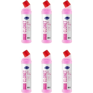 Yeni Taskı Clonet Extra - Banyo Temizleyici ve Kireç Çözücü 750ML 6 Lı