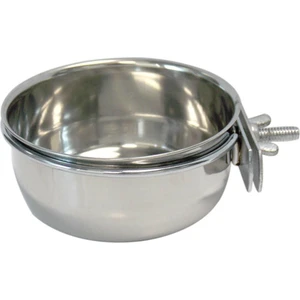 Vidalı Kafes Kuş Yemliği Çelik 10 Oz