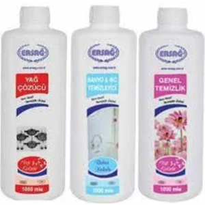 Temizlik Seti Bahar Kokulu Banyo Wc + Yağ Çöz + Genel Temizlik 1000 ml