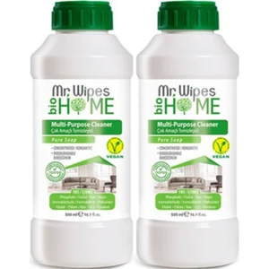 Mr. Wipes Konsantre Çok Amaçlı Temizleyici Pure SOAP-500ML 2'lü Set