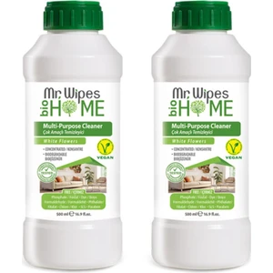 Mr Wıpes Konsantre Çok Amaçlı Temizleyici Beyaz Çiçek Kokulu 500 ml 2 Adet