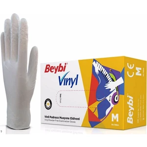 Pudrasız Vinil Eldiven M 20'li Paket
