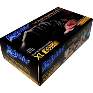 Nitril Siyah Eldiven ( XL ) Beden ( 100'lü Paket )