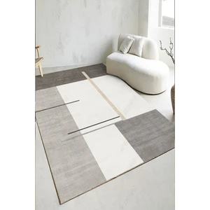 Decomia Home Dijital Kaymaz Yıkanabilir Modern Çizgi Salon Halısı Mutfak Halısı Koridor Halı Yolluk 4108