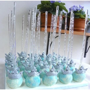 Coşan Pastacılık Cakepop Çubuğu Şeffaf 48Lİ