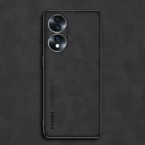 Honor 70 Çam Deri Deseni Pu Cep Telefonu Kılıfı (Yurt Dışından)