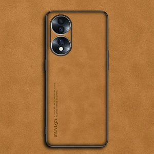 Honor 70 Çam Deri Deseni Pu Cep Telefonu Kılıfı (Yurt Dışından)