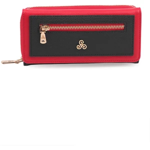 Çok Bölmeli Bol Gözlü Fermuarlı Kadın Cüzdan & Kartlık YC100002SRL