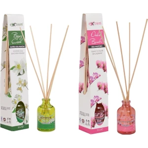 Beyaz Çiçek Bambu Oda Kokusu 50 Ml+ Orkide Bambu Oda Kokusu 50 ml