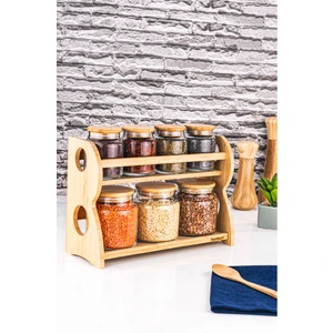 Bench - 8 Parça 2 Katlı Standlı Baharatlık Seti