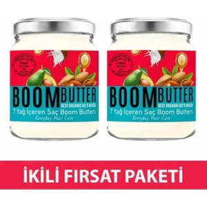 Boom Butter Saç Bakım Yağı 190 ml Ikili Avantaj Paketi