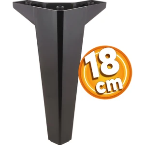 Sedir Lüks Mobilya Kanepe Sehpa Tv Ünitesi Konsol Koltuk Ayağı 18 cm Siyah  Ayakları