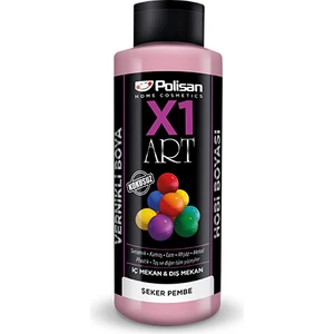 X1 Art Vernikli Hobi Boyası Şeker Pembe 120 ml
