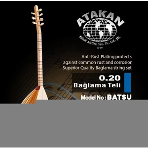 Bağlama Tel Takım 0.20 BATSU