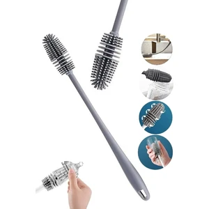 Hblife Çok Amaçlı Silikon Şişe Biberon Temizleme Fırçası 28CM