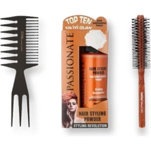 Saç Şekillendirici Pudra Güçlü Mat 20 G + Rodeo Style Collection Tarak + Venüsline Fön F