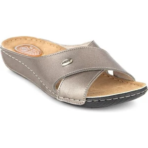 Yara 32251-772 Topuk Jelli Anatomik Taban Kadın Terlik Çelik 36-40