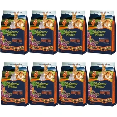 Nature Plan Premium Tavşan Yemi Doğal İçeriklerle Zenginleştirilmiş 800 Gr 8
