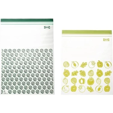 IKEA Istad 6 lt (15 adet) 4,5 lt (15 adet)  Kilitlenebilir Yeşil Buzdolabı