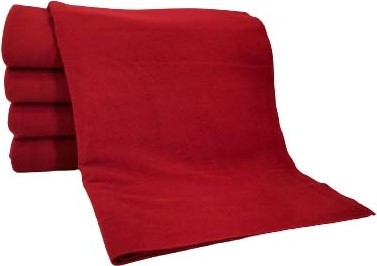 Ecotton Works Kırmızı Polar Şal 70 cm X180 cm 1 Adet
