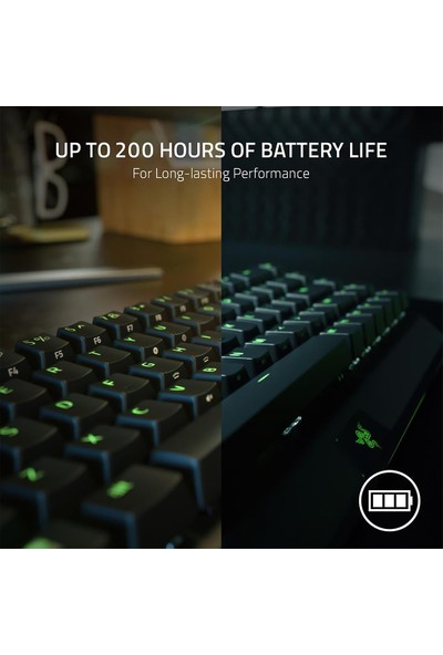 Razer Blackwidow V3 Mini Hyperspeed Yeşil Switch Kablosuz Mekanik Gaming Oyuncu Klavye
