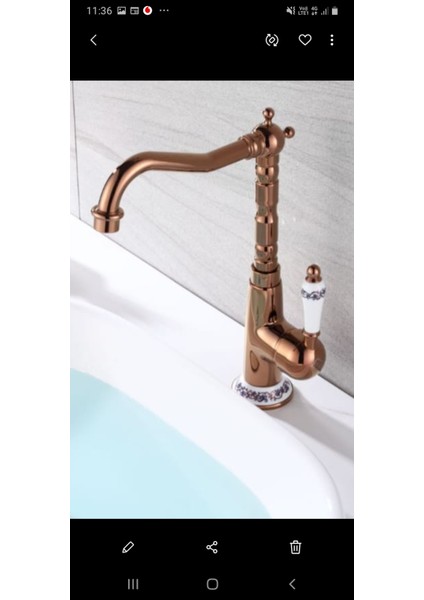 Pirinç Rose Gold Rustik Eviye Bataryası